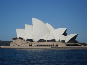 The famous opera in Sydney, Australia