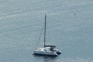 "Frida" waiting patiently at her bouy