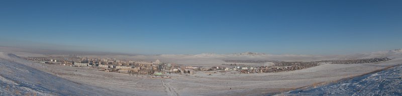 Panorama view of Darkhan.