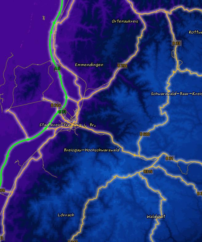 Bearbeitung eines Kartenstils in QGIS 