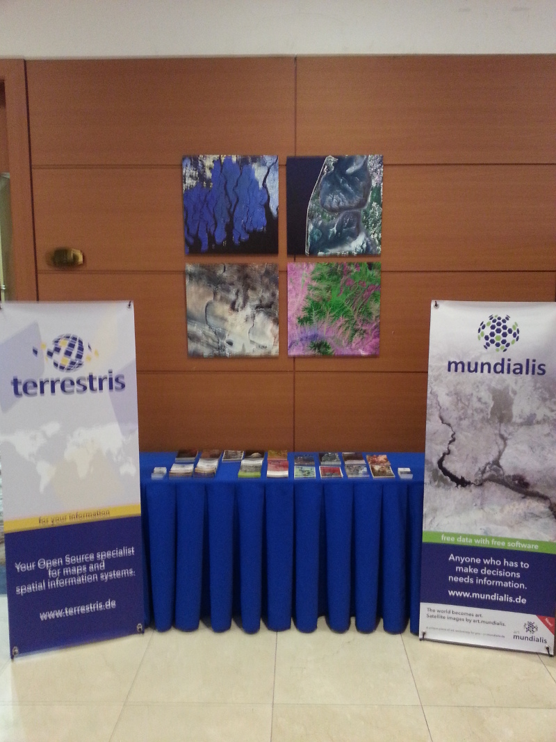 The terrestris/mundialis company stand