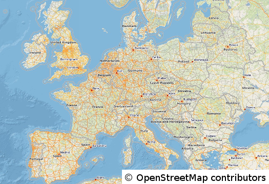 Street map open